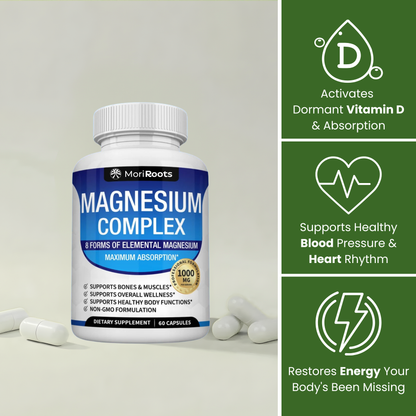 Magnesium Complex 8-in-1: Vitamin D Support