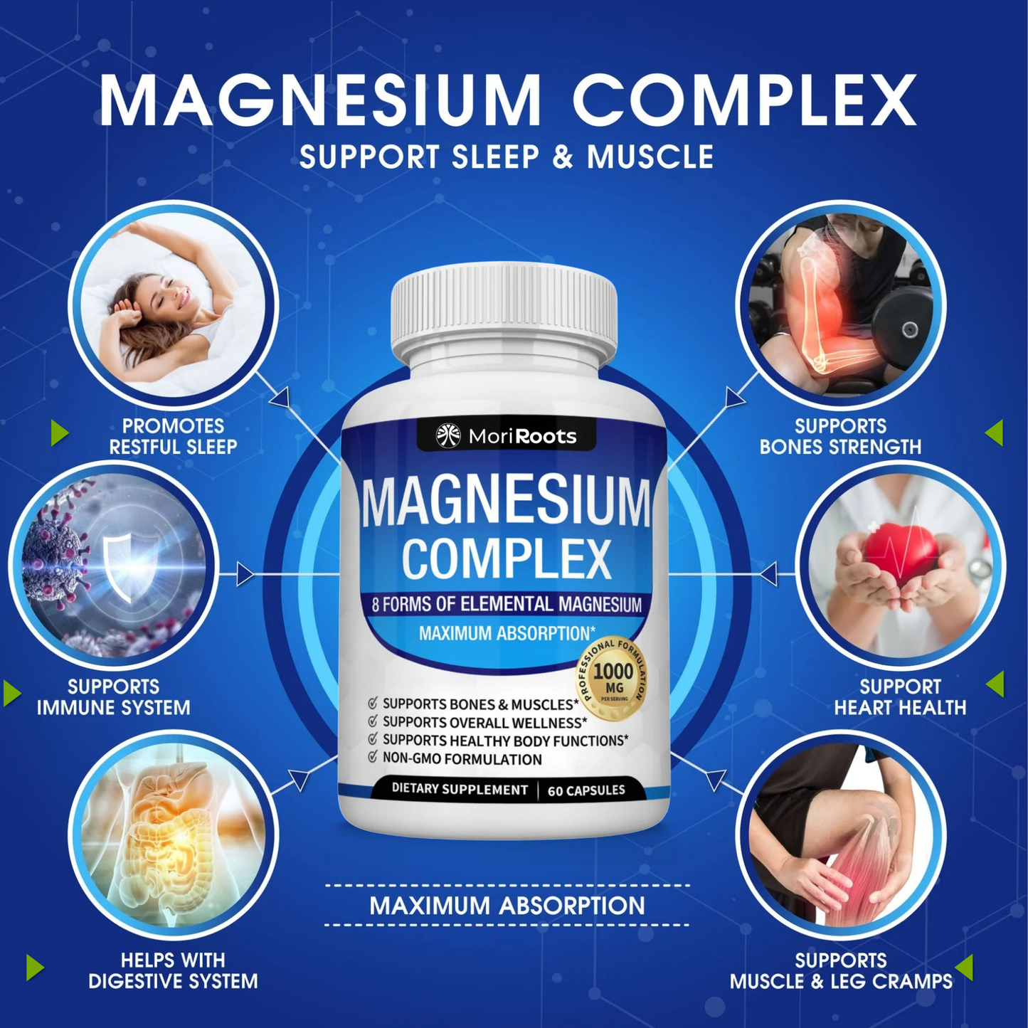 Magnesium Complex 8-in-1 – Calm & Control Support