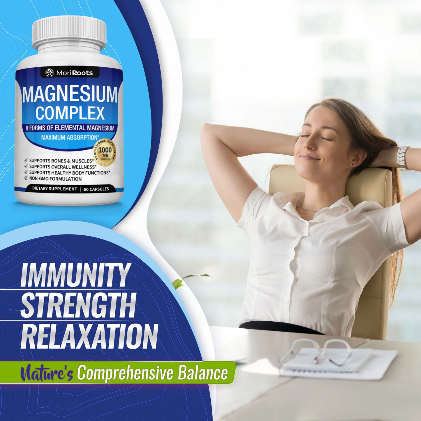 Magnesium Complex 8-in-1 – Calm & Control Support