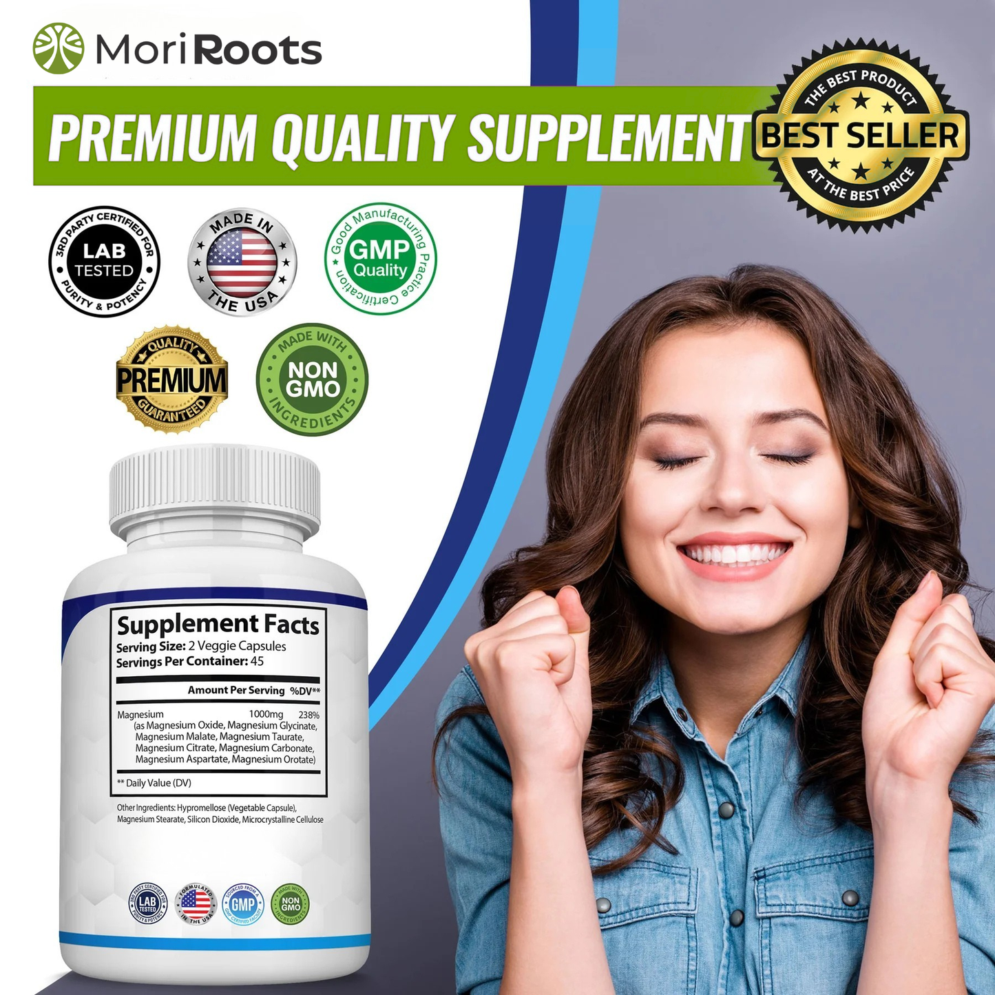 Magnesium Complex 8-in-1 – Calm & Control Support